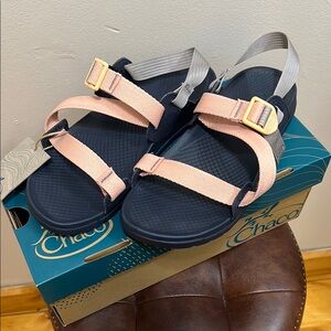 Chaco Lowdown Sandals in Apricot Lilac